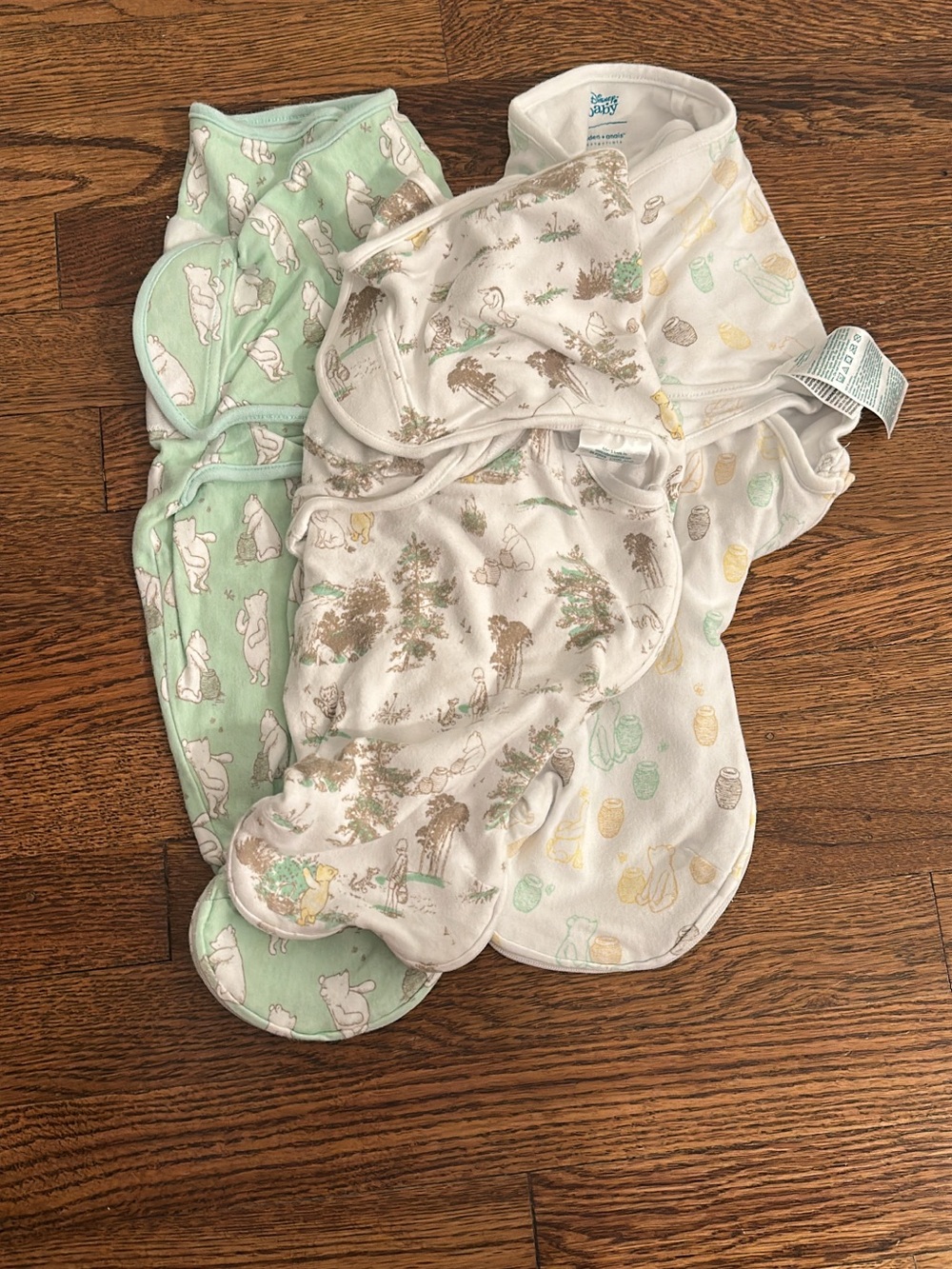 Aden + Anais Baby Swaddle Set - Mint, Cream & Yellow